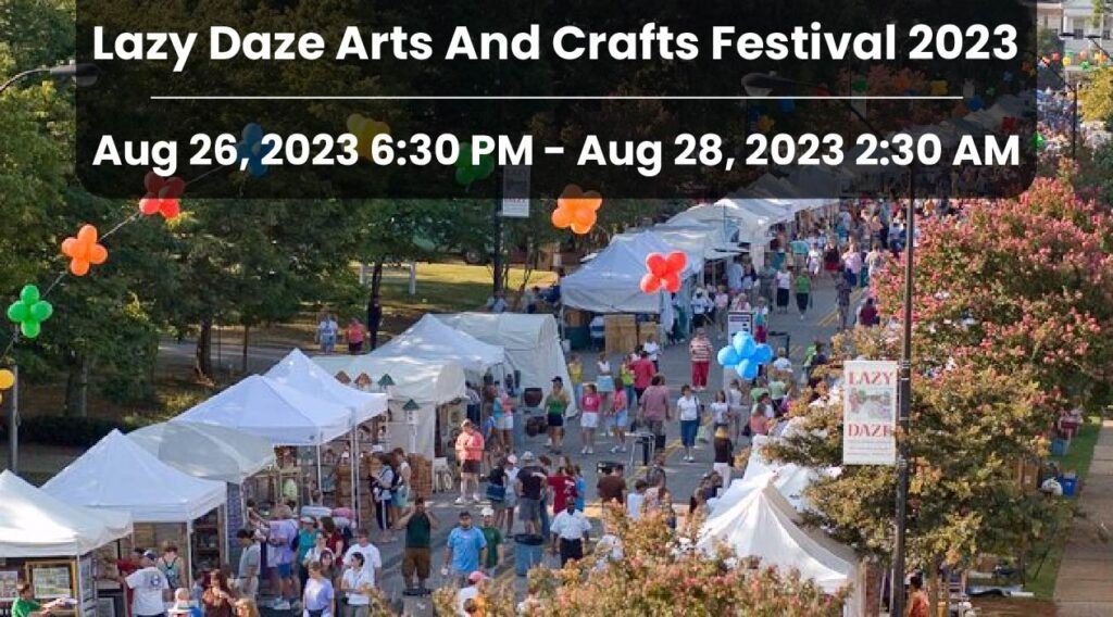 Lazy Daze Arts And Crafts Festival 2023 - Triangletilt