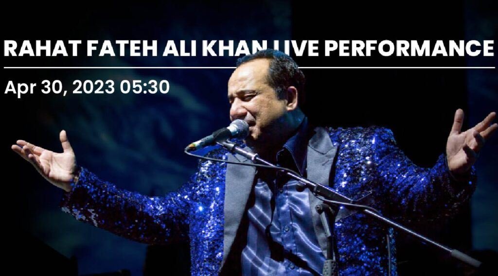 Rahat Fateh Ali Khan Live Performance - Traingle Tilt