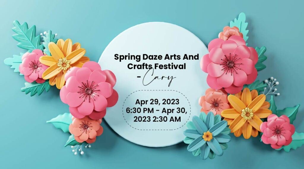 Spring Daze Arts And Crafts Festival - Cary - Traiangle Tilt