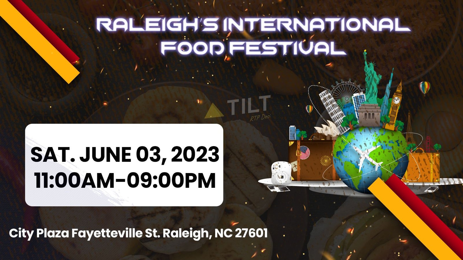 Raleigh’s International Food Festival Triangle Tilt