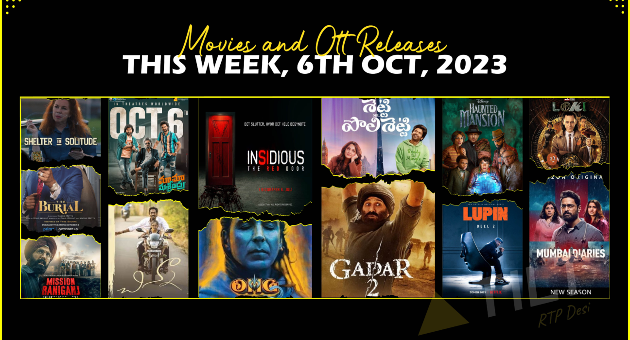 Movies and New OTT Releases this Week, 6th Oct 2023 - Triangle Tilt