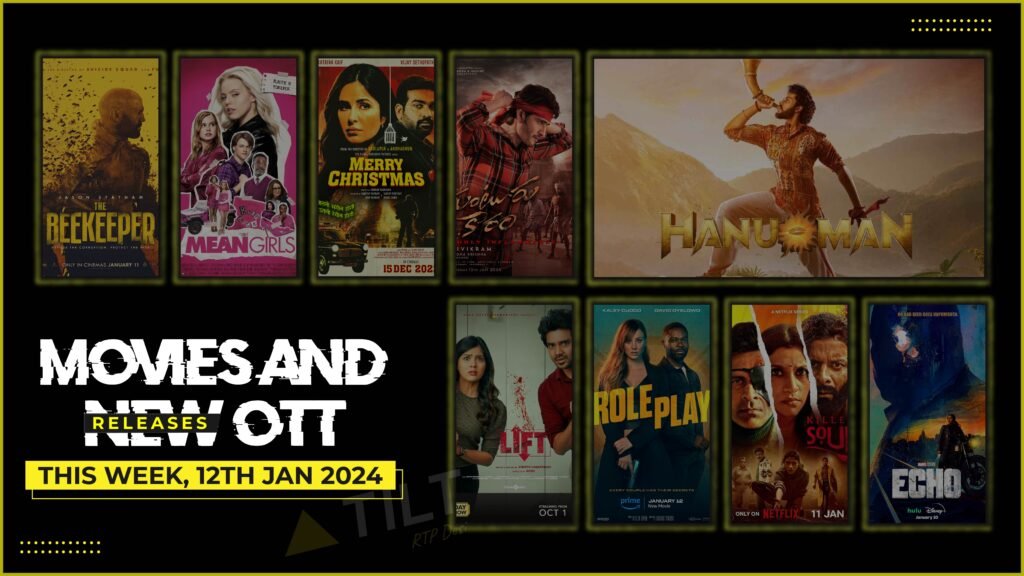 Movies and New OTT Releases this Week, 12th Jan 2024 Triangle Tilt